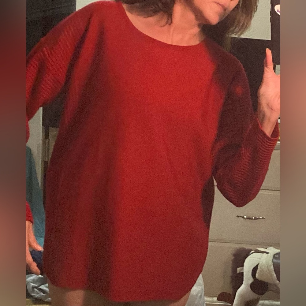 Lightweight Red Sweater